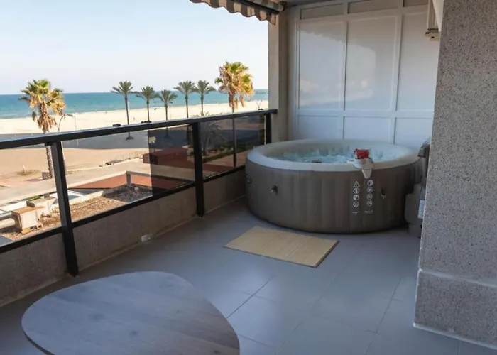 Espacio2,1a Linea,jacuzzi,piscina 아파트